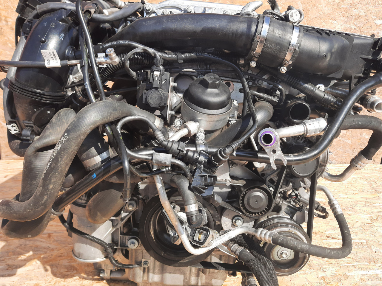 Двигатель в сборе на Mercedes-Benz GLK-Класс X204 [рестайлинг] - фото 1 - id-p133420053