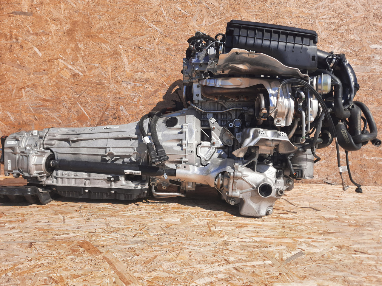 Двигатель в сборе на Mercedes-Benz GLK-Класс X204 [рестайлинг] - фото 3 - id-p133420053