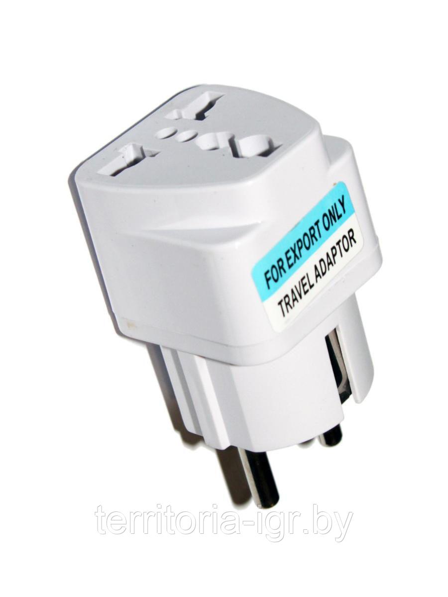 Переходник сетевой универсальный Travel Adaptor ( китай,евро,американка) - фото 2 - id-p133493418