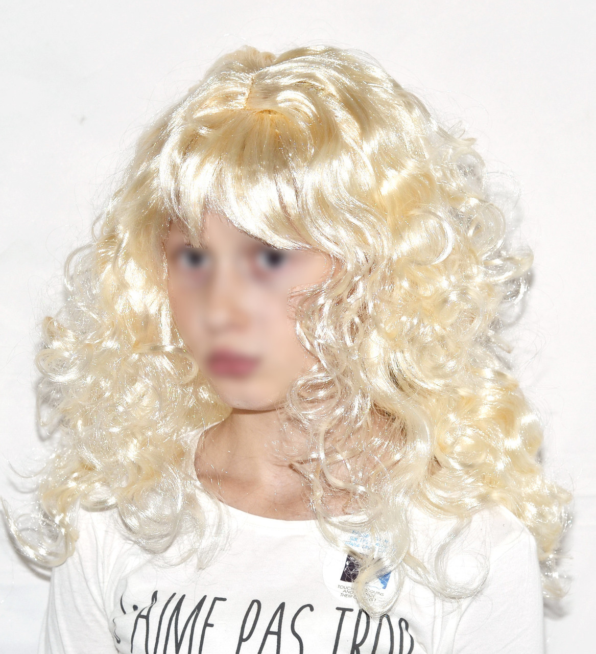 Парик карнавальный блонд длиный кучерявый one size - фото 3 - id-p133286701