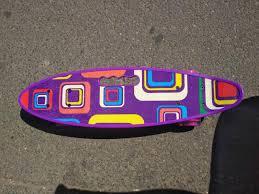 Детский скейт арт. 8312 Граффити Пенни борд пенниборд светящиеся колеса (роликовая доска) длина 56 см с ручкой - фото 8 - id-p133496733