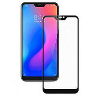 Защитное стекло 6D 9H 0,33мм с полной проклейкой для Xiaomi Mi 8 Lite (Youth edition) Черное