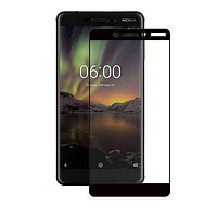 Защитное стекло 5D Perfect Protection 9H с полной проклейкой для Nokia 6.1 2018 Черное