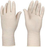 Перчатки латексные прочные «Медбелрос» размер M, белые