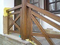 Перила-ограждение деревянное "Для Террасы,Балкона и Крыльца №6"
