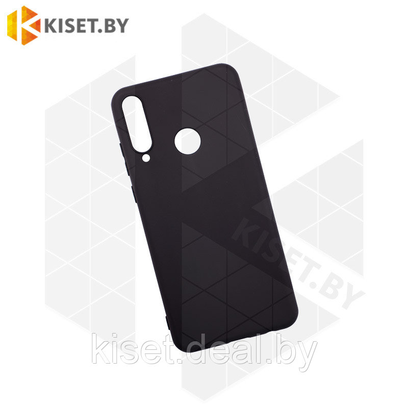 Силиконовый чехол KST MC для Huawei Y6p (2020) черный матовый - фото 1 - id-p133557709