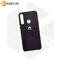 Soft-touch бампер KST Silicone Cover для Huawei Y6p (2020) черный