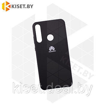 Soft-touch бампер KST Silicone Cover для Huawei Y6p (2020) черный