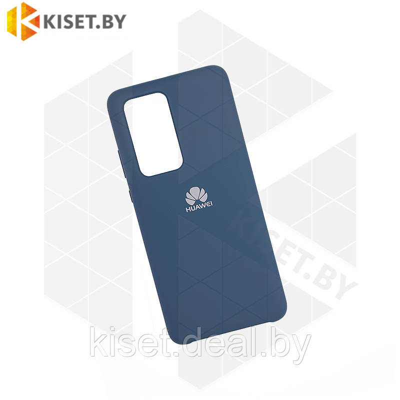 Soft-touch бампер KST Silicone Cover для Huawei P40 Pro / P40 Pro plus изумрудный - фото 1 - id-p133557236