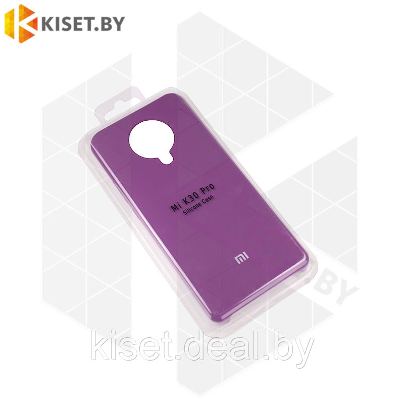 Soft-touch бампер KST Silicone Cover для Xiaomi Pocophone F2 Pro / Redmi K30 Pro фиолетовый - фото 1 - id-p133558844