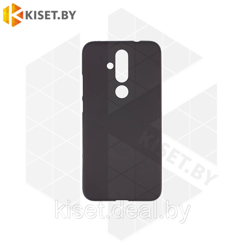Силиконовый чехол KST MC для Nokia 6.3 (2020) / X71 черный матовый - фото 1 - id-p133558874