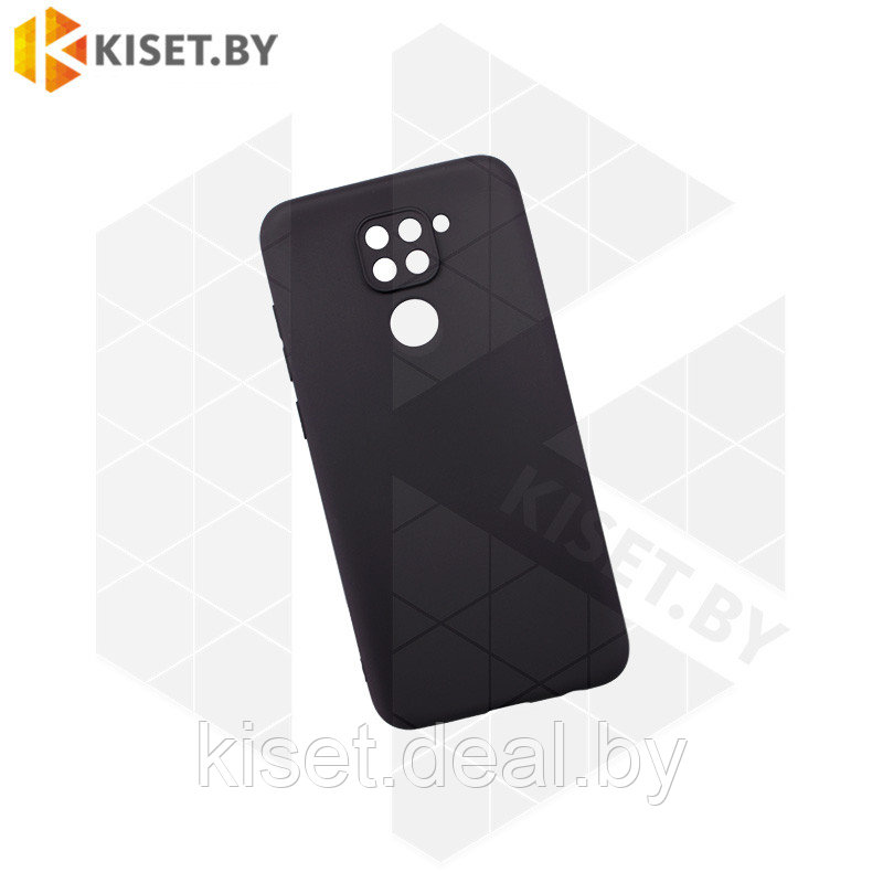 Силиконовый чехол KST SC для Xiaomi Redmi Note 9 / Redmi 10X 4G черный матовый - фото 1 - id-p133557596