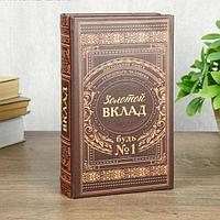 Сейф-книга «Удачный вклад» 21 см