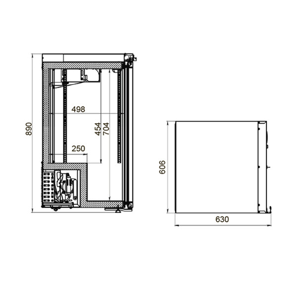 Шкаф холодильный POLAIR ШХФ-0,2 - фото 2 - id-p133568640