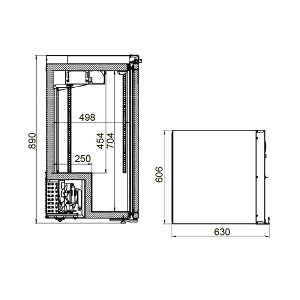 Шкаф холодильный POLAIR ШХФ-0,2 ДС - фото 2 - id-p133568646