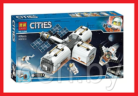 11386 Конструктор Lari "Лунная космическая станция", 436 деталей, Аналог LEGO City 60227