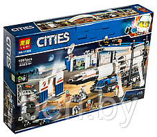11388 Конструктор Lari "Площадка для сборки транспорта для перевозки ракет" Аналог LEGO City 60229, 1097 дет