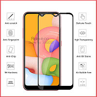 Защитное стекло Full-Screen для Samsung Galaxy M01 черный SM-M015 (5D-9D с полной проклейкой)