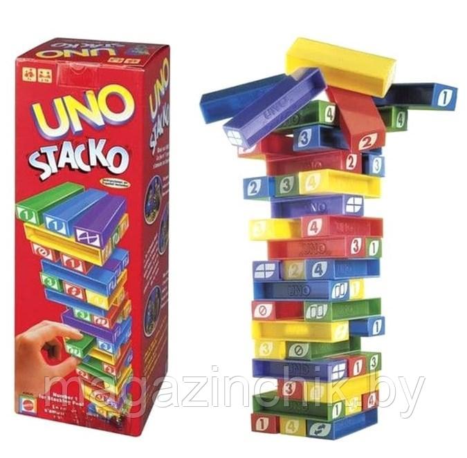 Настольная игра Дженга "Uno Stacko" 0632BC - фото 1 - id-p133648744