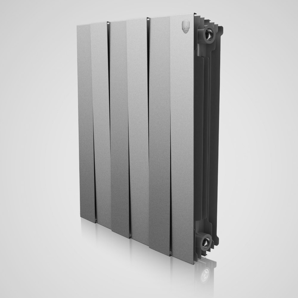 Радиатор биметаллический Royal Thermo PianoForte 500 SILVER SATIN - фото 2 - id-p127227023