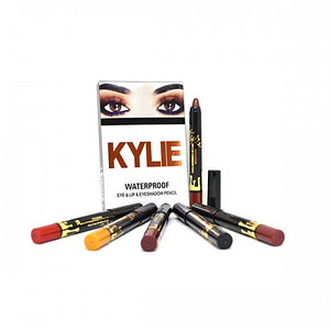 Набор водостойких механических карандашей 3 в 1 Kylie XoXo Waterproof Eye  Lip  Eyeshadow Pencil