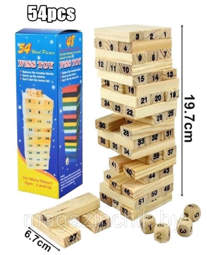 Настольная игра Дженга, 54 блока 9413-4