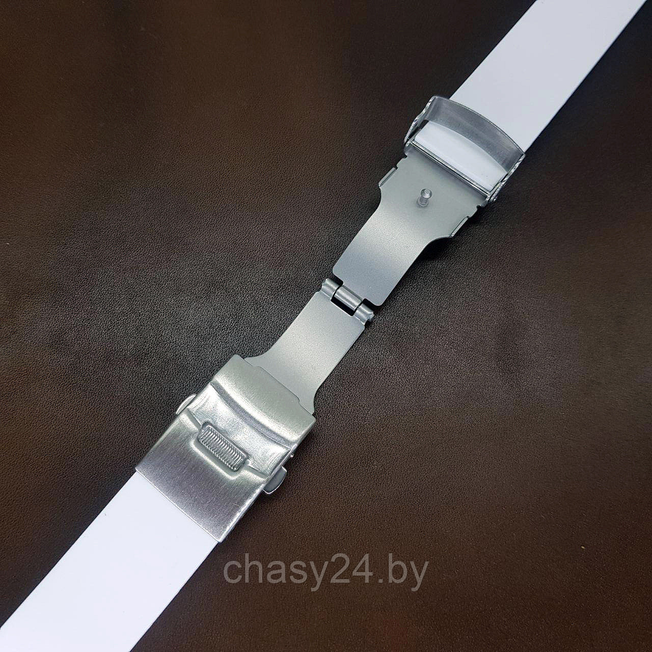 Браслет каучуковый белого цвета для часов 22 мм BC501W-22 - фото 2 - id-p133652717