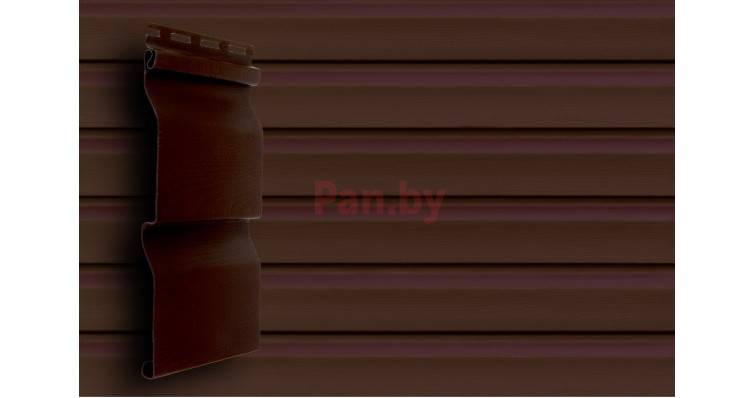 Сайдинг наружный виниловый Grand Line Premium Acryl Корабельная доска Темный Дуб, 3м - фото 1 - id-p133654613