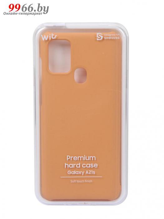 Чехол Wits для Samsung Galaxy A21s Premium Hard Case Orange GP-FPA217WSAOR - фото 1 - id-p133542504