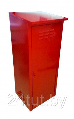 Шкаф    разборный  красного   цвета на один баллон,  ( 1х50 л.)