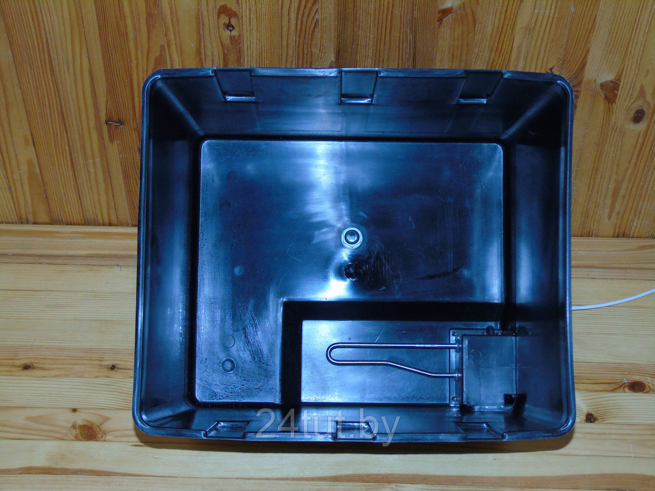 Бак для душа ЭВБО-55 ЭлБЭТ с пластиковым шаровым краном и уровнем воды - фото 6 - id-p133690485