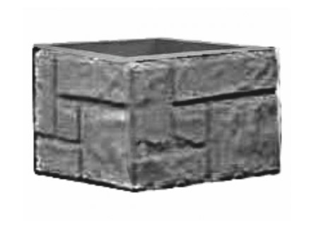 Форма для производства блока столба забора ТБ21 - фото 1 - id-p133705050