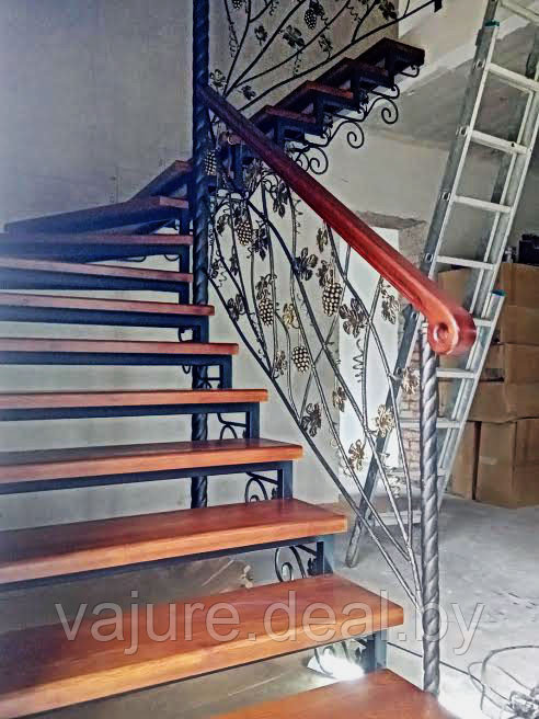 Лестница с перилами "Виноград" - фото 2 - id-p133717980