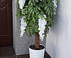 Дерево искусственное декоративное Глициния белая 130см, фото 3