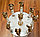Шащлычный набор из белого мрамора с головами зверей (Арт.Ш-006), фото 2