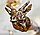 Шащлычный набор из белого мрамора с головами зверей (Арт.Ш-006), фото 3