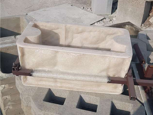 Форма для производства пролетного блока забора №30 рваный камень - фото 2 - id-p133701347