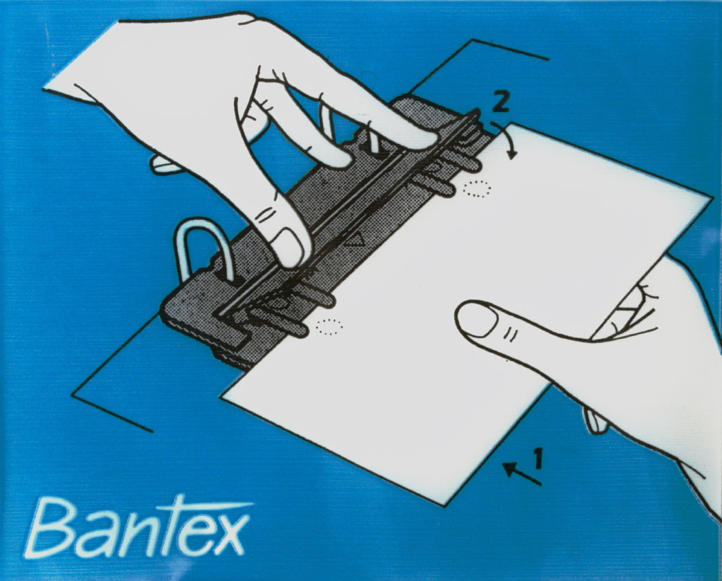 Мини-скоросшиватель дырокол Bantex 130*65 мм, 5 л., ассорти - фото 2 - id-p132723851
