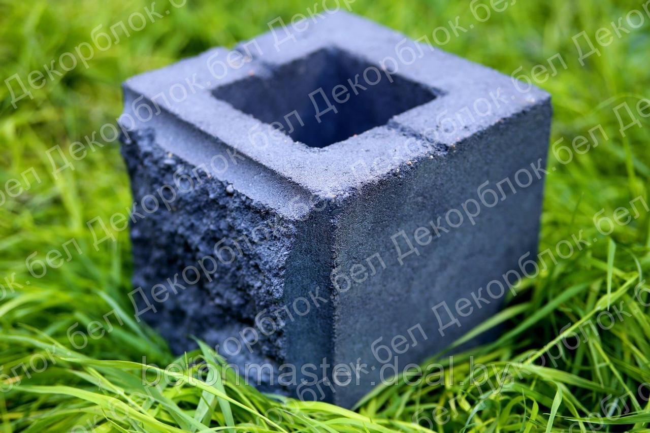 Столбовой блок для забора "рваный камень" - фото 4 - id-p59825374