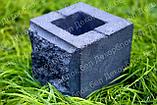 Блок бетонный рядовой для забора "рваный камень", фото 5