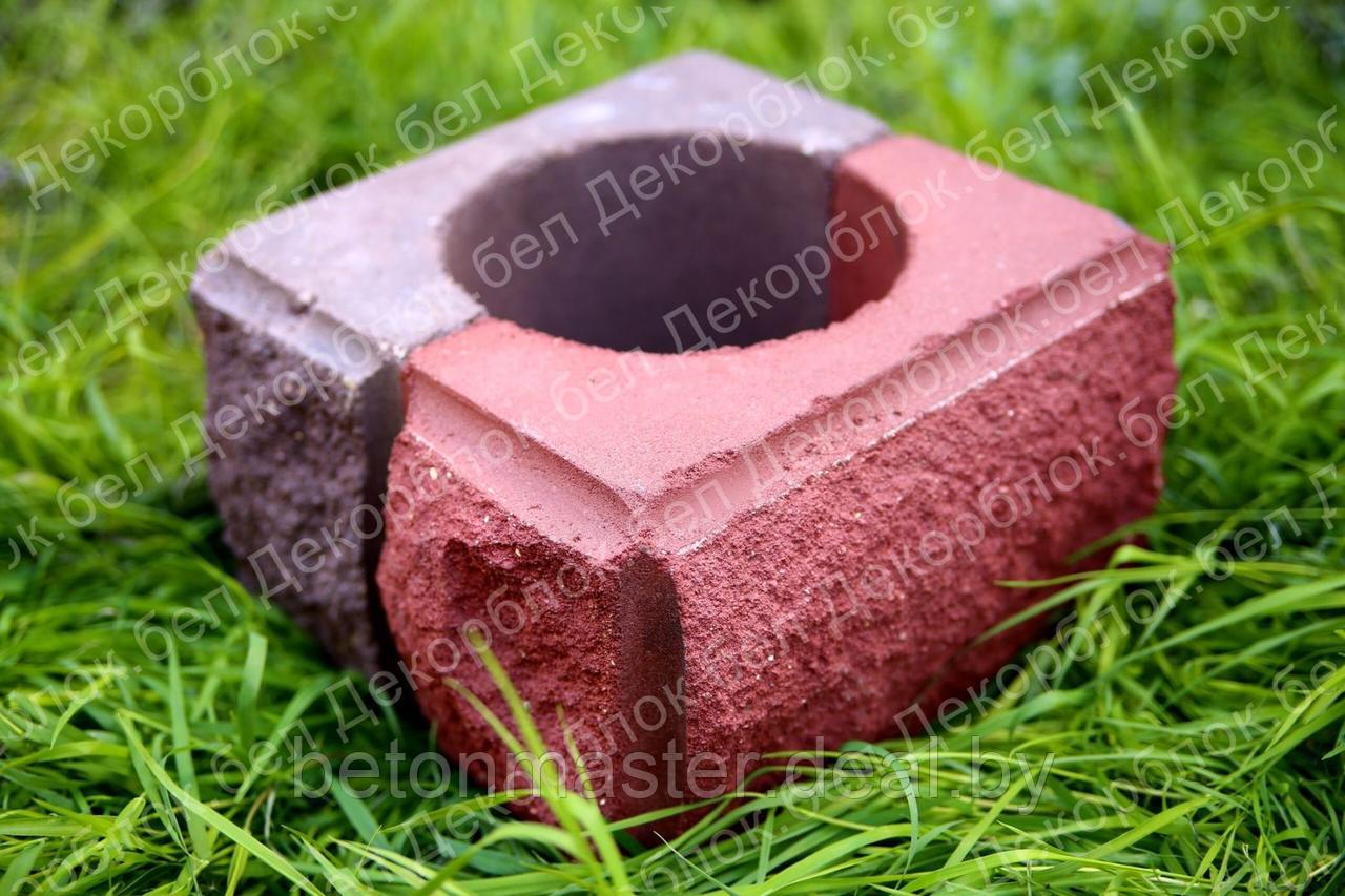 Блок для забора "рваный камень" 300*300*200мм - фото 3 - id-p59224153