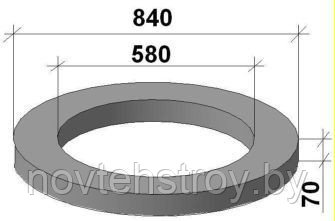 Кольца колодцев КО 6.1 - фото 1 - id-p8224435