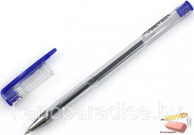 Ручка гелевая Silwerhof Laconic, 0,7 мм., синяя