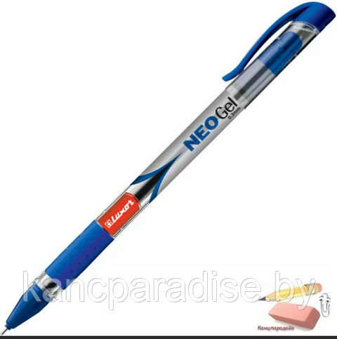 Ручка гелевая Luxor Neo Gel, 0,7 мм., синяя