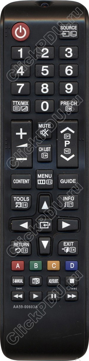 Пульт телевизионный Samsung AA59-00603A ic 3D LED TV - фото 1 - id-p133779509