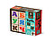 Набор Кубики деревянные неокрашеные Буквы цветные, 9 шт, фото 5