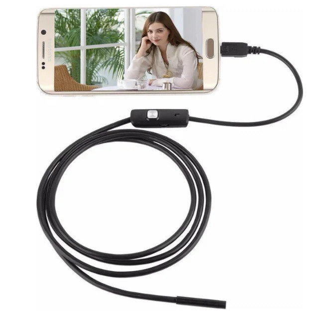 Эндоскоп для Android и ПК Android and PC Endoscope, 2 метра - фото 2 - id-p87760633