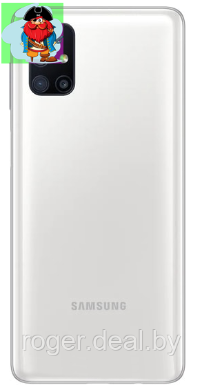 Задняя крышка (корпус) для Samsung Galaxy M51, цвет: белый - фото 1 - id-p133800669