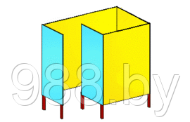 Кабинка для переодевания пляжная одноместная