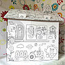 Детский Кукольный домик Раскраска DIY Doodle House 60х53х43 см (Сборка без клея), фото 5